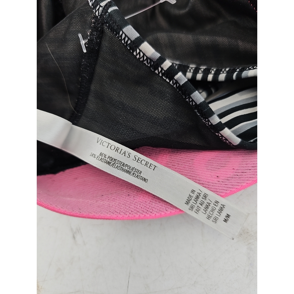 VSX Striped Sports Bra with Pink Band - Picture 5 of 5